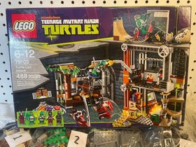 TURTLE LAIR ATTACK, SHELLRAISER STREET CHASE, BAXTER ROBOT RAMPAGE Lego sets