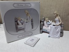 Rare  Vintage Leonardo Collection Figurine By Annie Rowe. Bedtime Story, Boxed