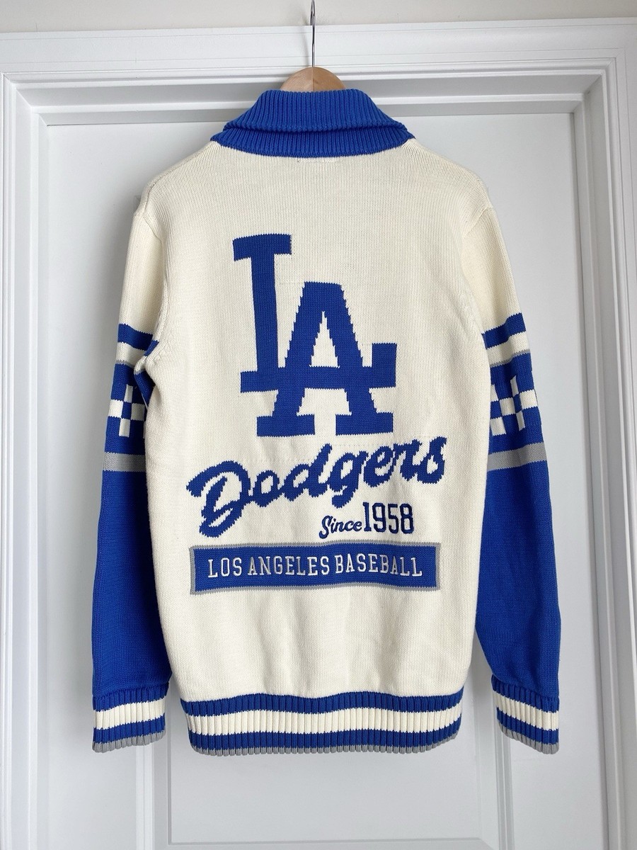 Anthropologie The Wild Collective LA Dodgers MLB Cardigan Sweater