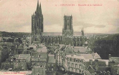 Coutances 50 Manche Ensemble de la Cathedrale