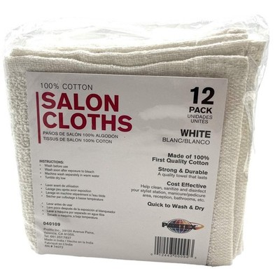 Protex Essentials 10Pro White Wash Cloth 12 Pack