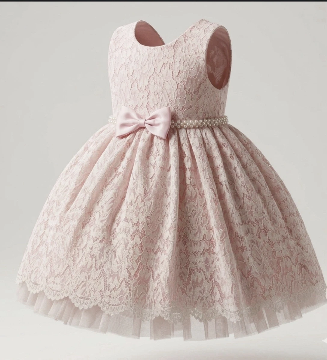 open lace back dress Little Adventures Deluxe Pink Princess Medium main image 0