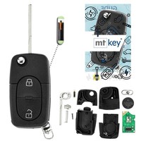 Funk SchlüSsel 434MHZ ID48 FüR Audi A3 S3 8L A4 S4 B5 4D0837231R KlappschlüSsel