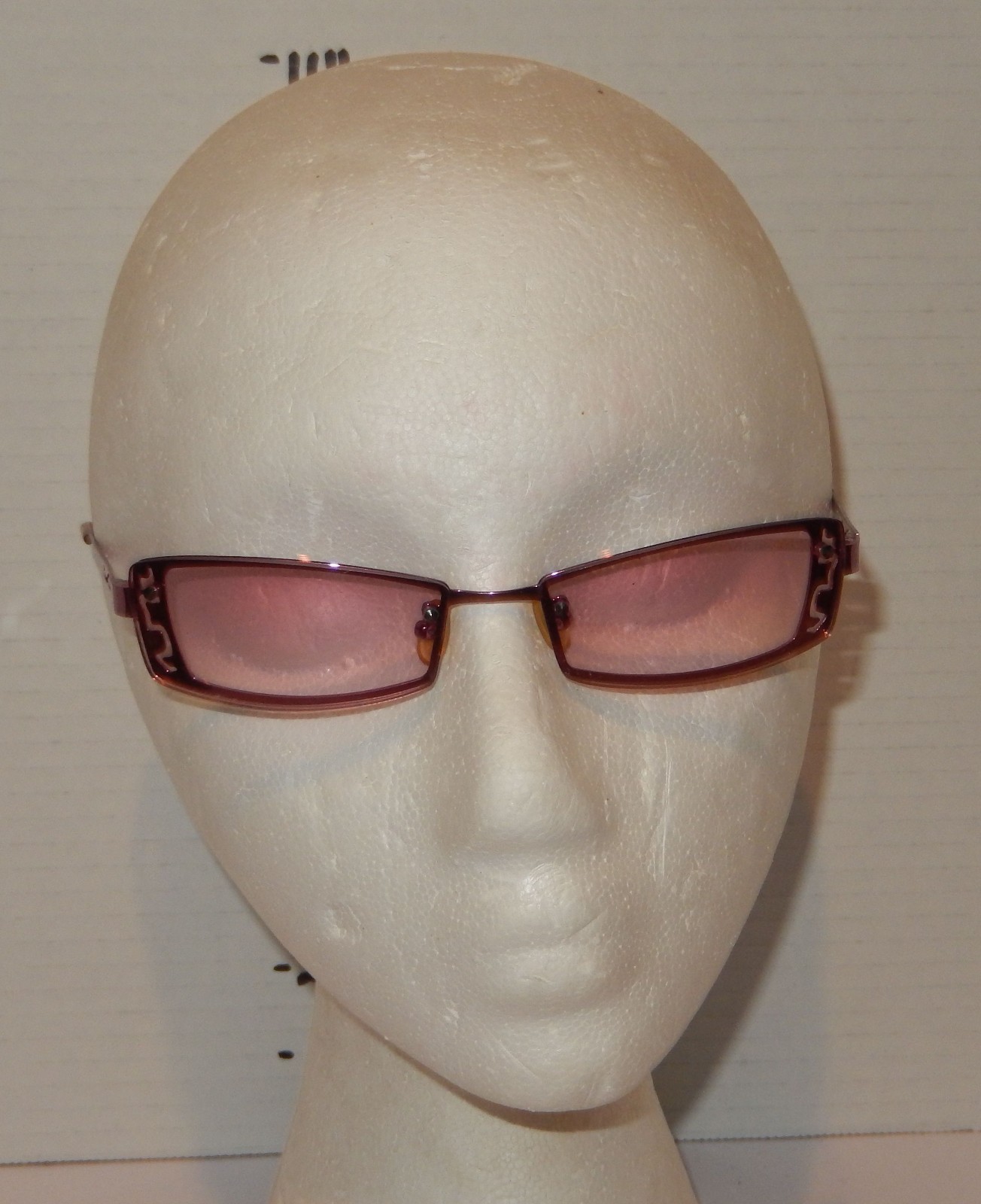 SSPAIR Women’s Pink Rimless Rectangular Sunglasse… - image 1