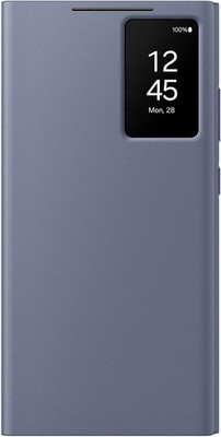 Genuine Official Samsung Galaxy S24 Ultra Smart View Wallet Case - Violet