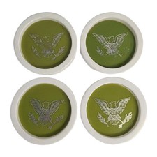 Vintage 1970 s Avocado Green Gold Eagle Coast...