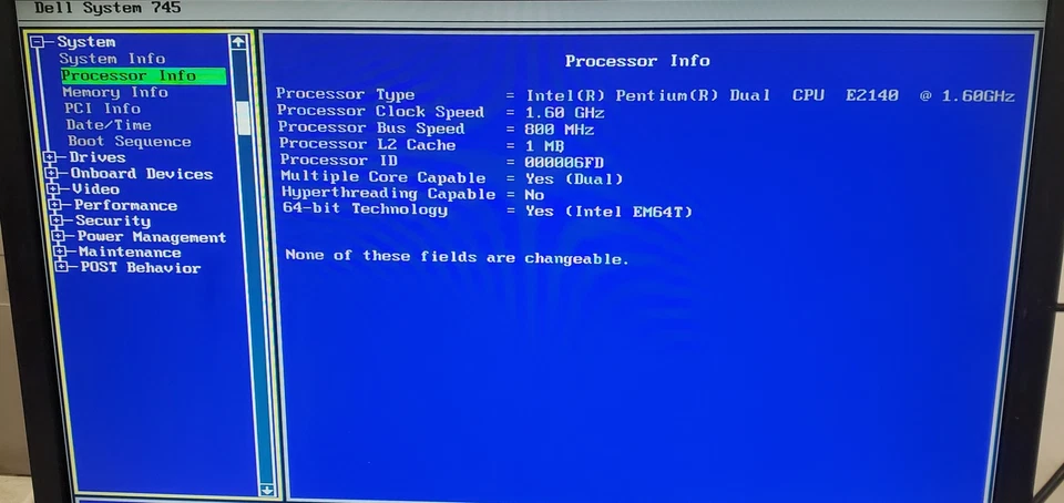 Vintage Gaming Dell OptiPlex 745 Computer Intel Pentium Dual 1.6GHz 1GB No HDD - Image 2 of 4