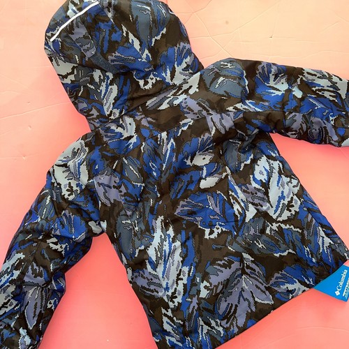 NWT COLUMBIA youth ski SNOW JACKET BLUE navy gray black XXS 4/5 Interchange - Picture 10 of 11
