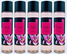 5 Bath  Body Works PINK LILY BAMBOO Fine Fragrance Mist Body Spray 8 oz