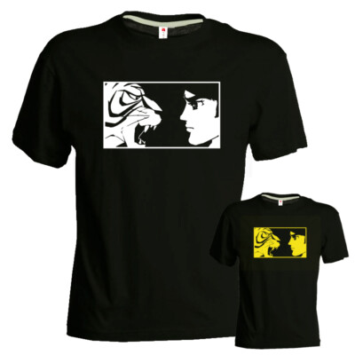 T-shirt TIGER MAN Naoto Date manga nera cotone unisex tigerman uomo bimbo  tigre | eBay