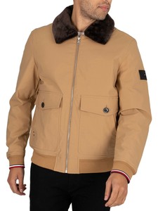 hilfiger padded bomber