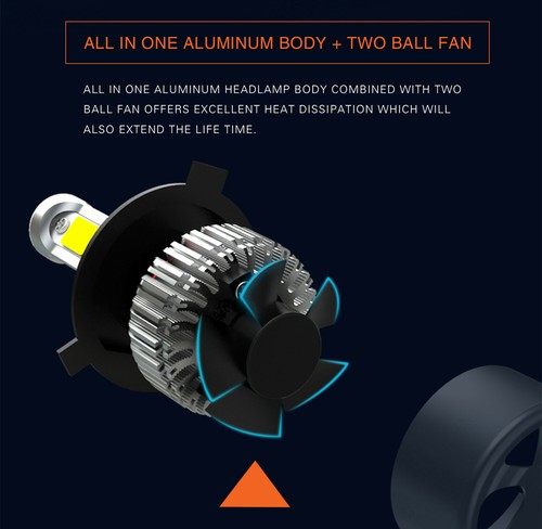 Alla Lighting LED Best Seller 6000K Pure White 9005 Headlight Light Bulb Convert - Foto 8 di 11