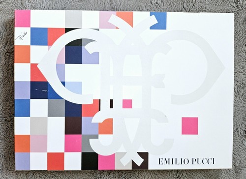 Neu mit Etikett Emilio Pucci Seidentuch "Touristen in Florenz" in weiß/schwarz, 90 cm x 90 cm - Bild 20 von 22