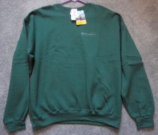 Vintage 2002 Champion Dark Green Sweatshirt NEW w/ Tags XL