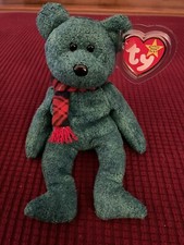 TY BEANIE BABIES 1999 WALLACE THE BEAR New W Tag Protector Retired Mint Rare