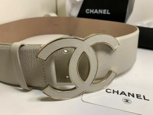 Chanel 31 RUE CAMBON Chain belt GP & Leather Beige x gold | eBay Chanel 31 RUE CAMBON Chain belt GP & Leather Beige x gold | eBay