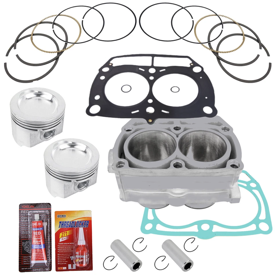 For Polaris SPORTSMAN 800 2008-2014 Top End Kit Engine Rebuild Cylinder Piston - Image 2 of 4