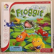 Froggit Board Game Multi Level Family Cross The Pond SGM501