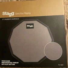 Stagg Practice Pad 8 in. Gray