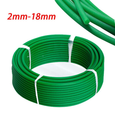 Uxcell® 10ft 7mm PU Transmission Round Belt High-Performance Urethane Belting Green For Conveyor Bonding Machine Dryer - View #3