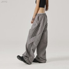 Summer Thin Striped Casual Paratrooper Pants Punch Workwear Pants