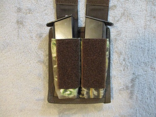 Spec Ops Brand Double Magazine Utility Pouch Green Camo Molle Texas Hunt Co 3462 - Picture 11 of 24