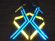 Heatwave phat pants rave gear reflective dance wear hardstyle reflector trousers