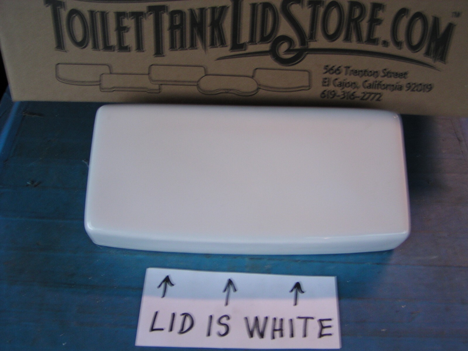 Caroma Square Toilet Tank Lid 14 3/8" x 6 3/4" WHITE 18C eBay