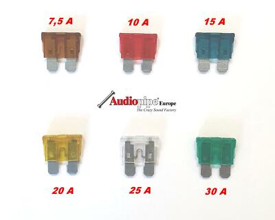 Mix Set 10 Stk. Auto Sicherung Kfz Flachsicherung Flachstecksicherung ATC ATO 