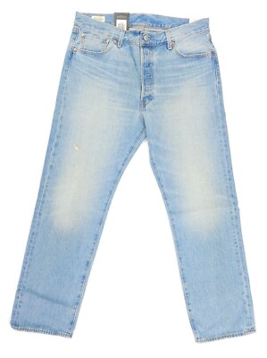 Levi's 501 Jeans Herren Hose '54 er light indigo worn in used look W32 W36 L32
