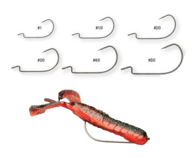 Savage Gear EWG Offset Super Slide Hook #1 - 5/0  10 St Offset Krautschutz Haken