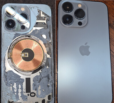 Apple iPhone Backcover Rückglas Rückseite Reparatur Laserverfahren 8-14