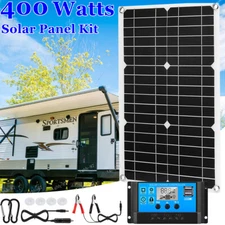 400 Watts Solar Panel Kit 100A 12V Battery Charger with Controller Caravan Boat