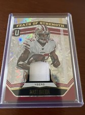 2019 Panini Unparalleled - Feats of Strength Impact #FS-MB Matt Breida /75 (MEM)