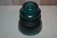 Hemingray 42 Blue Agua Glass Insulator, Made in USA