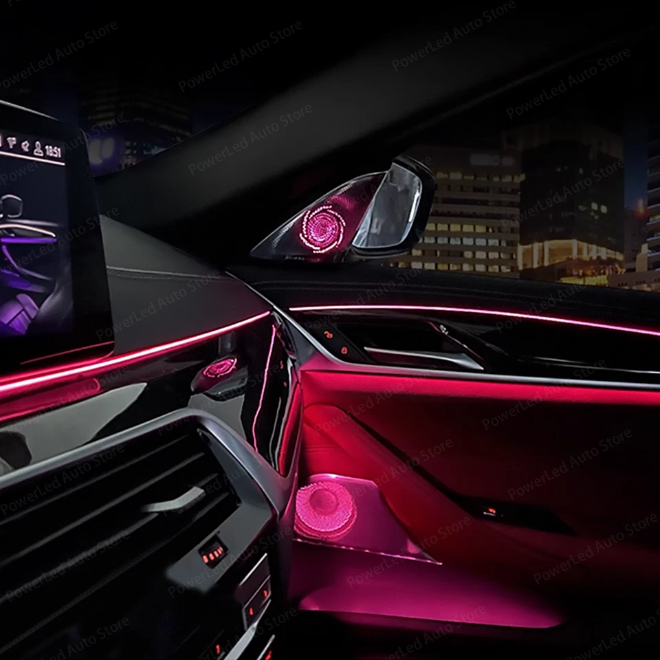 LED Ambient Light Tweeter Speaker Panel Door Cover Kit For BMW 5 Series G30 G38 — 第 4/4 张图片