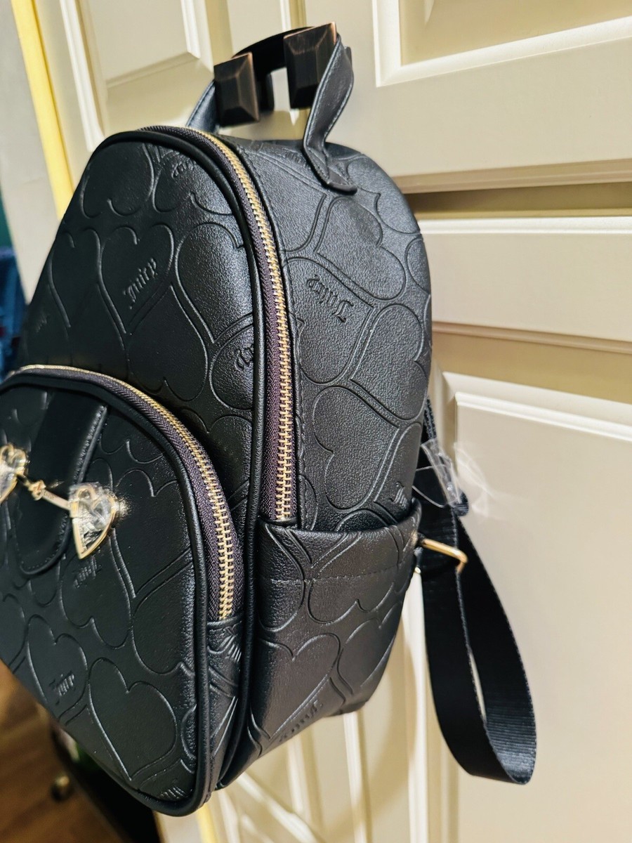 Juicy Couture “Love Is Juicy Backpack” Heart Liquorice Black  display picture 1