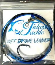 Drone Deployment Shark Fishing Leader - 10ft Leader for Large Sharks