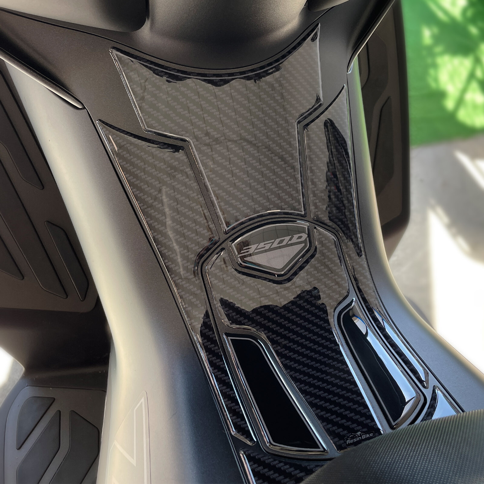 Adesivi 3D compatibili con Scooter Zontes 350D 2023 Protezione Tunnel Serbatoio