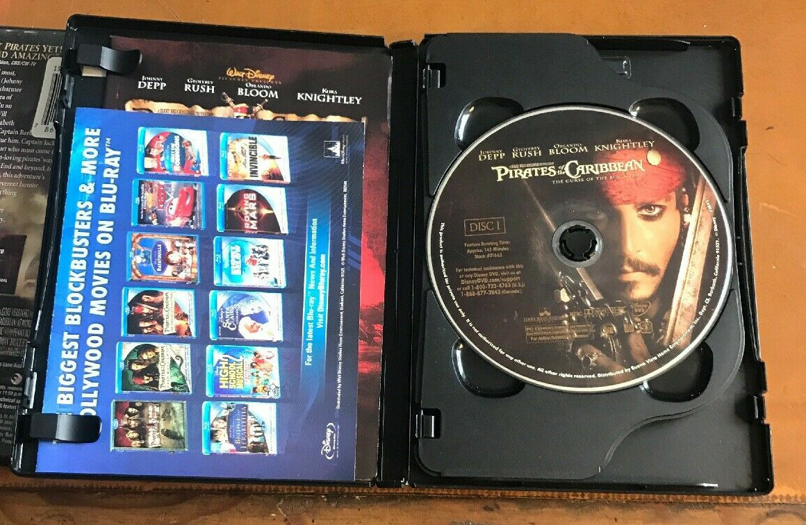 その他 BLACK PEARL DVD Disney's Pirates of the Caribbean: The Curse of the Black