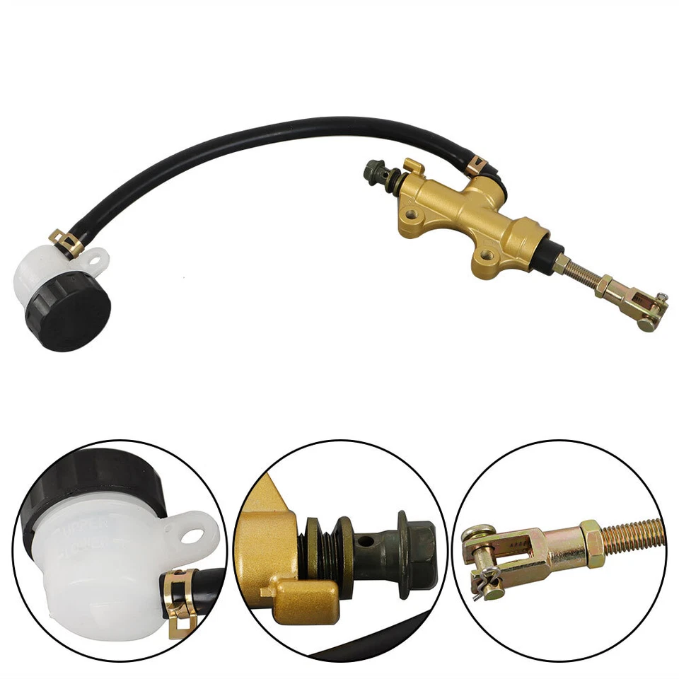 For Yamaha Blaster 200 YFS200 Rear Brake Master Cylinder Caliper & Hose Assy - Image 2 of 4