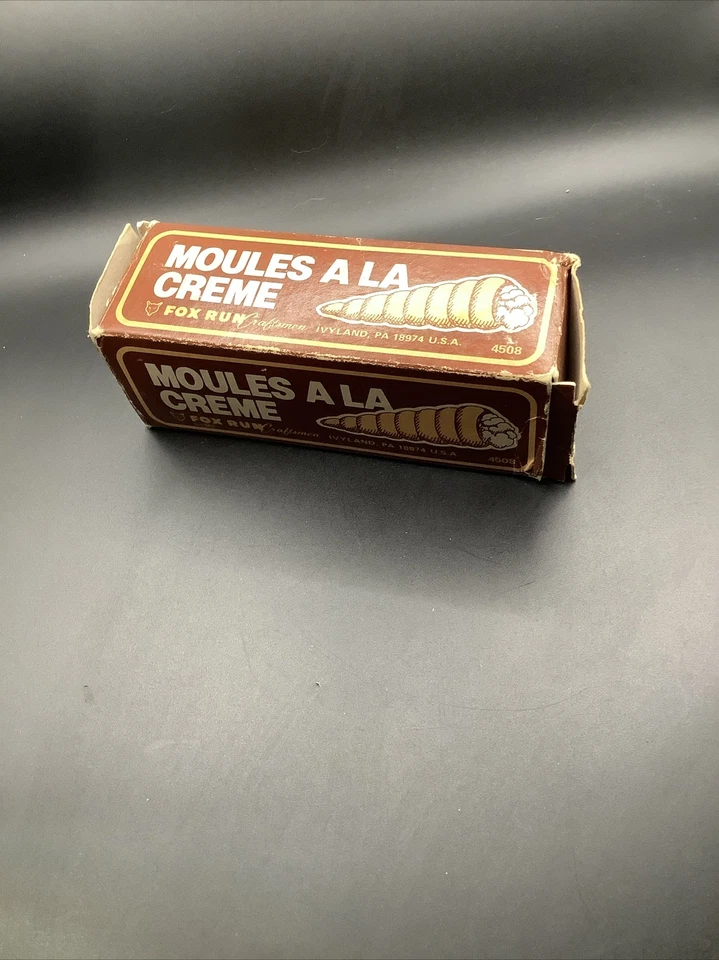 Vintage Fox Run Cream Horn Molds Set Of 4 In Original Box - Image 2 of 4