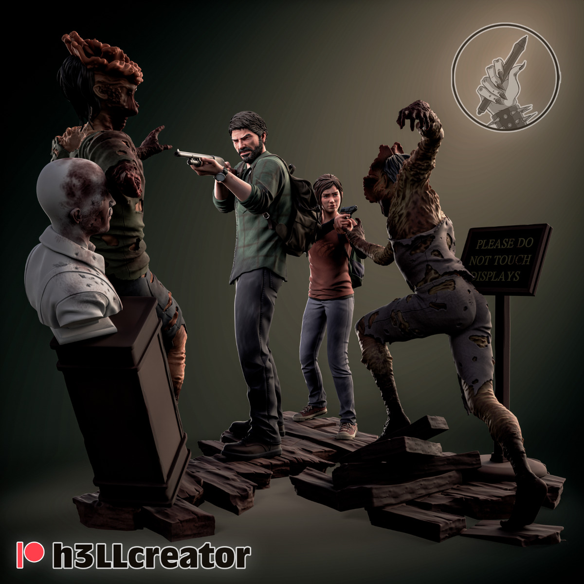 Ellie The Last of Us Part II - STL 3D print files