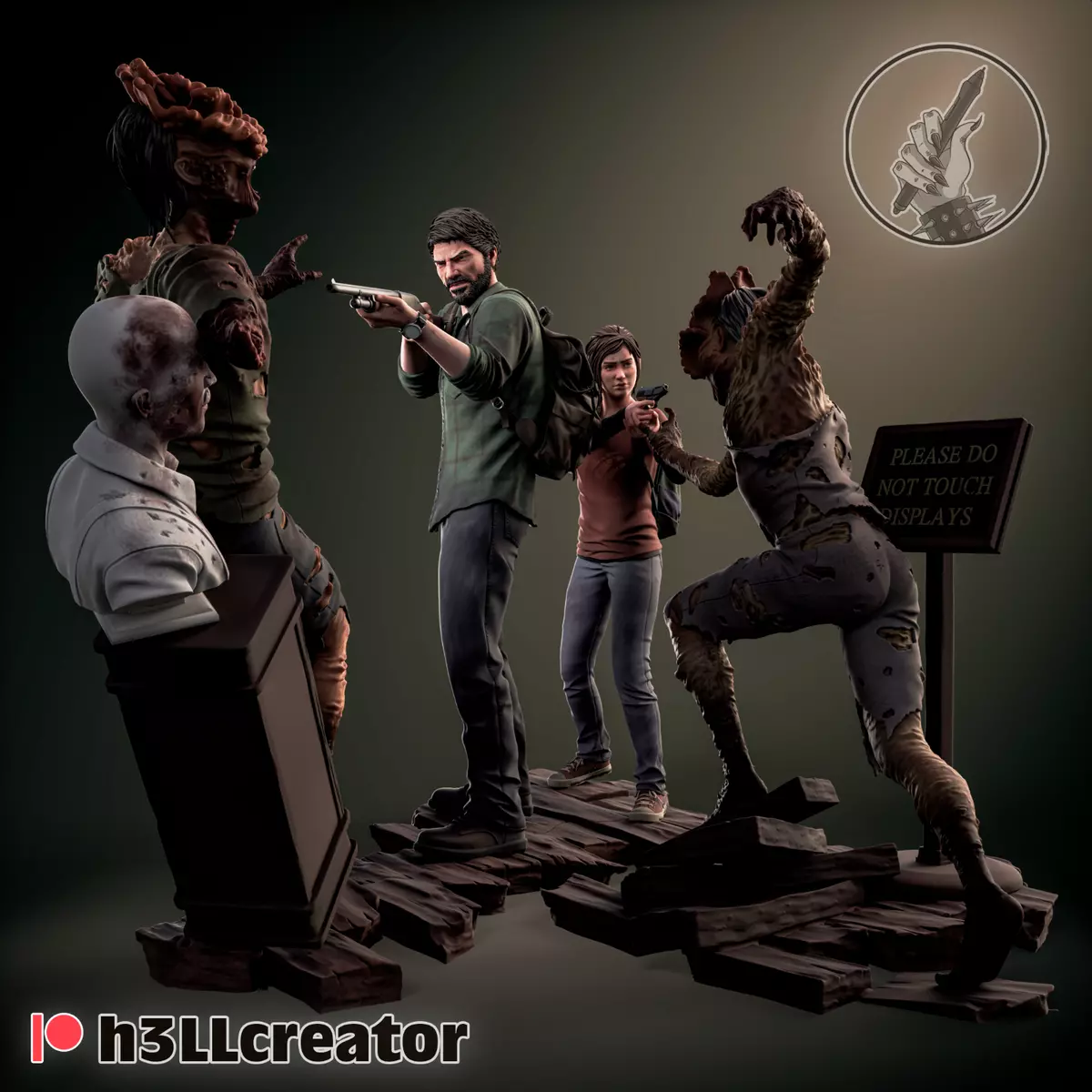 3D Printed Miniatures: Ellie Resin Model, Collectibles & Statues