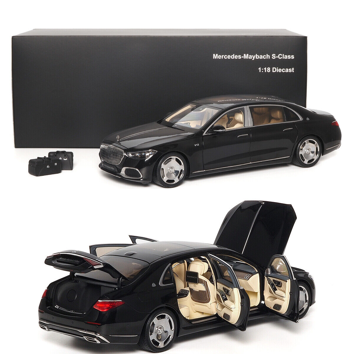 Almost Real 1/18 Maybach Benz S680 2021 S-Class Diecast Almost Real 1/18 Maybach Benz S680 2021 S-Class Diecast