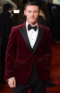 maroon smoking jacket