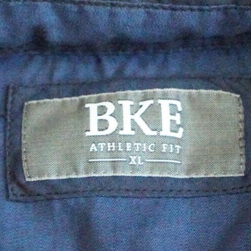 BKE Brand Shirt Mens XL Slim Athletic Blue Solid … - image 3