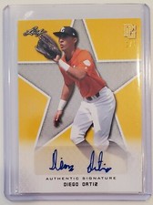 2020 Leaf PG National Showcase Yellow Diego Ortiz Autograph RC 1/1 Auto