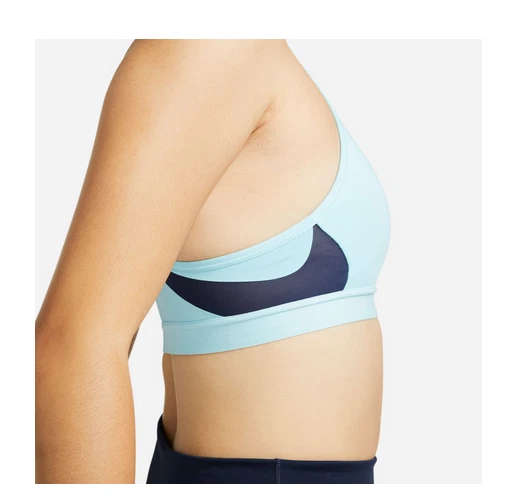 NEW NIKE Women's [L] Indy Padded Sports/Yoga/Pickleball Bra-Copa Blue CZ4456-474 - Image 3 of 3
