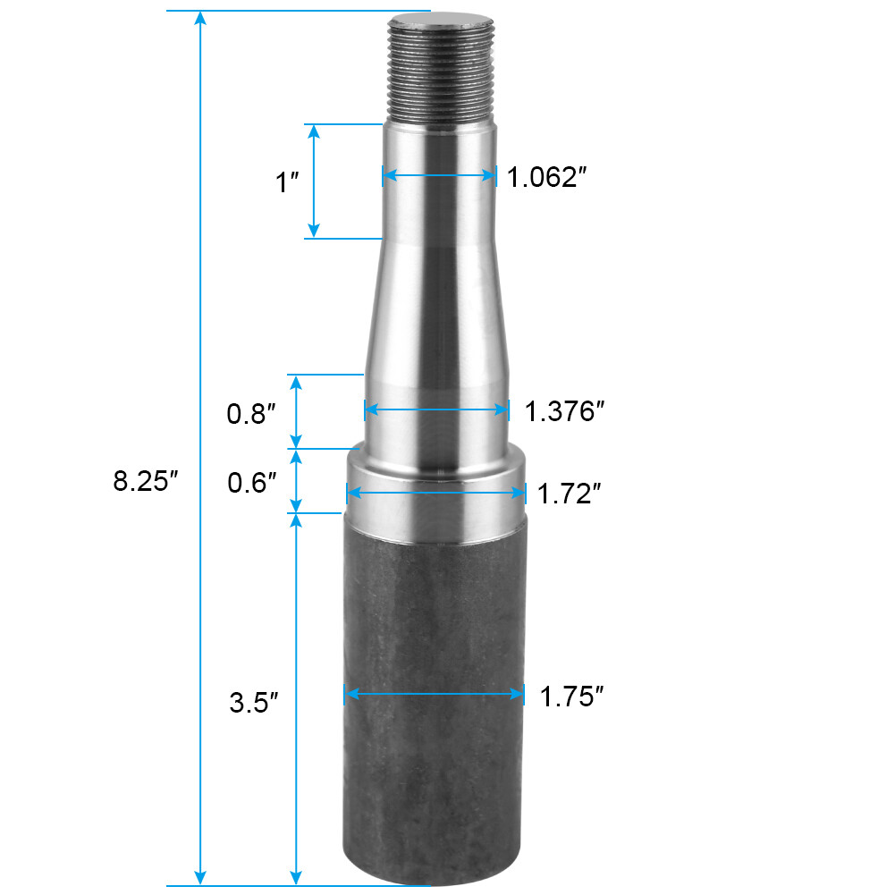 Trailer Axle Kits With 5 on 4.5" Bolt Idler 84 Spindle For 3500 lbs